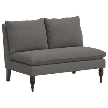Skyline Furniture Upholstered Loveseat in Twill Grey, , large