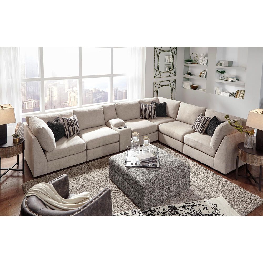 Signature Design by Ashley Kellway Ottoman With Storage in Bisque, , large