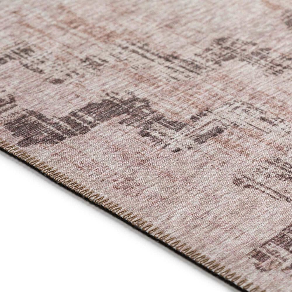 Dalyn Rug Company Sedona Geometric 2&#39;3&quot; x 10&#39; Walnut Indoor/Outdoor Performance Runner, , large