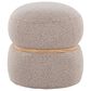 Lumisource Cinch Pouf Ottoman in Beige, , large