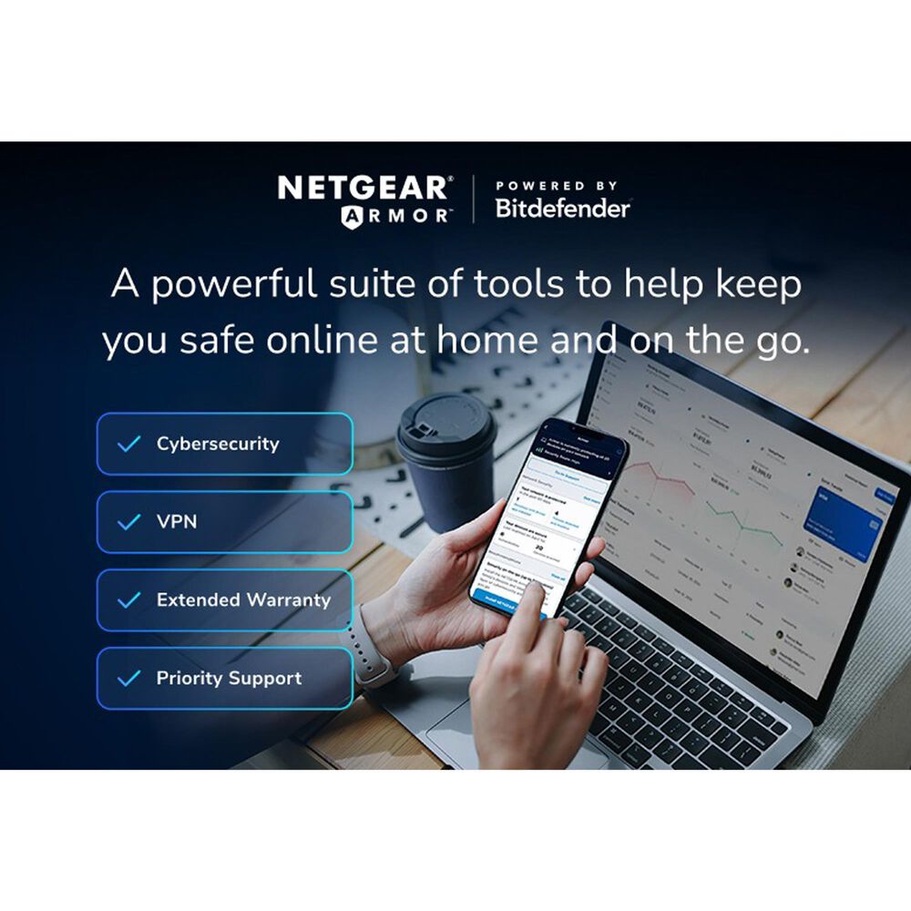 NETGEAR Nighthawk RS150 Dual Band Wi-Fi 7 Router in Black, , large