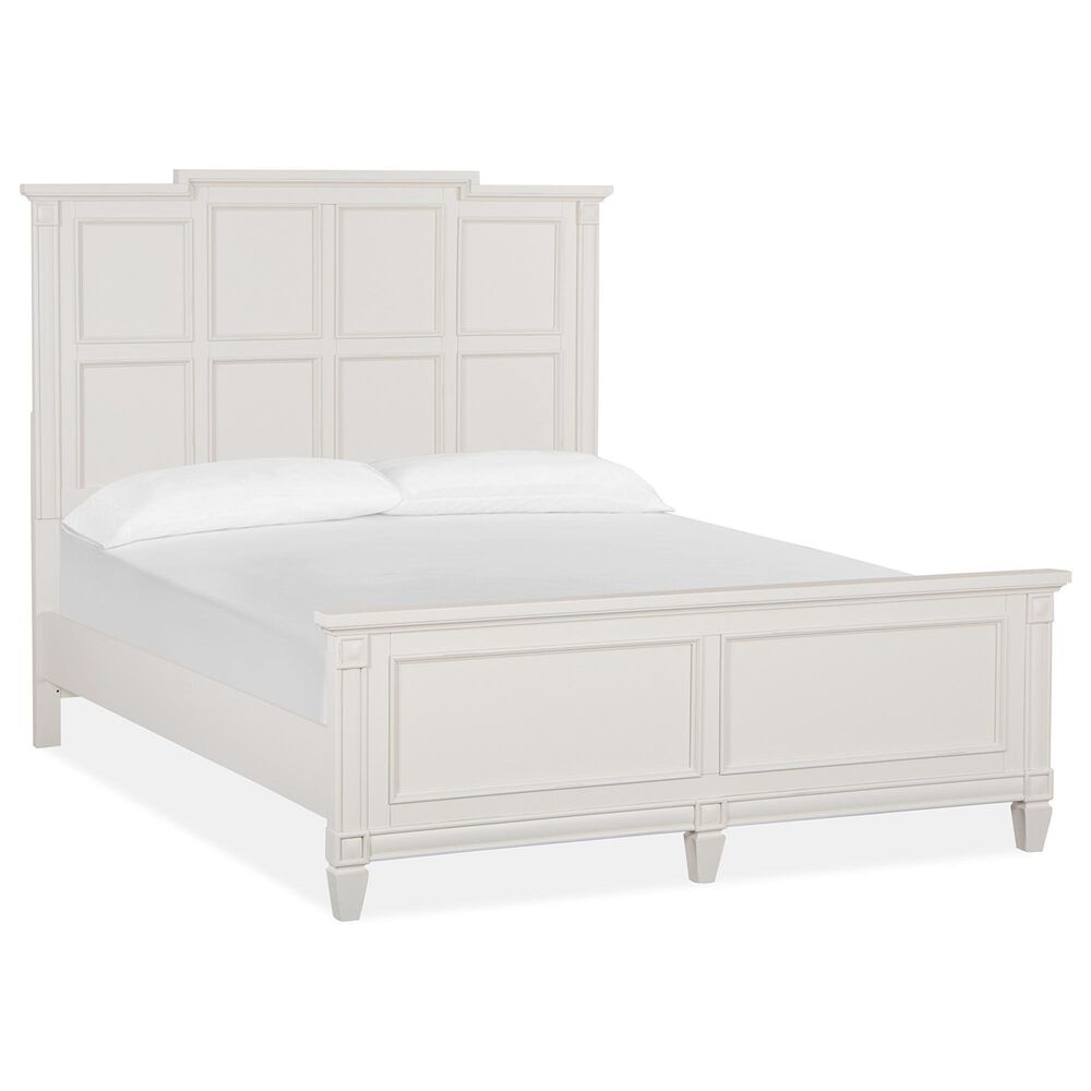 Nicolette Home Willowbrook Queen Panel Bed in Egg Shell White, , large