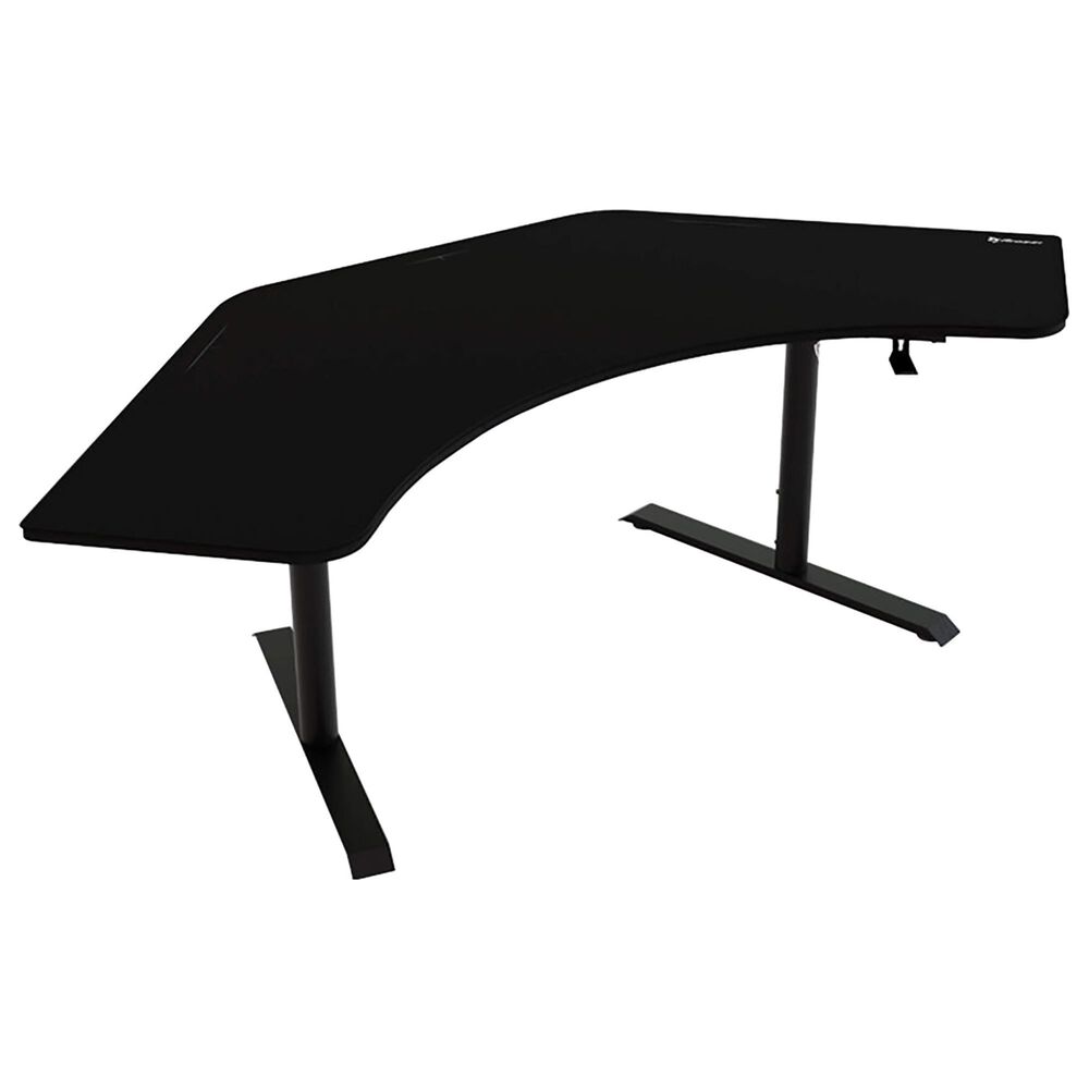 Arozzi Arena Angelo Gaming Desk in Pure Black (Box 1 of 2), , large