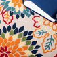 Safavieh Cabana 8" x 10" Ivory and Orange Area Performance Rug, , large