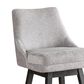 Armen Living Branson 30" Swivel Bar Stool in Gray, , large