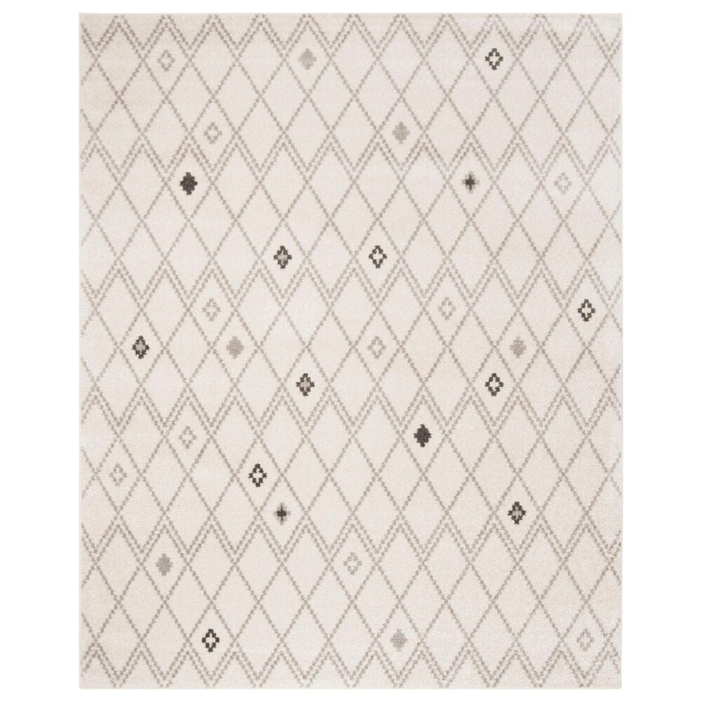 Safavieh Adirondack ADR132B 9" x 12" Ivory and Grey Area Rug, , large