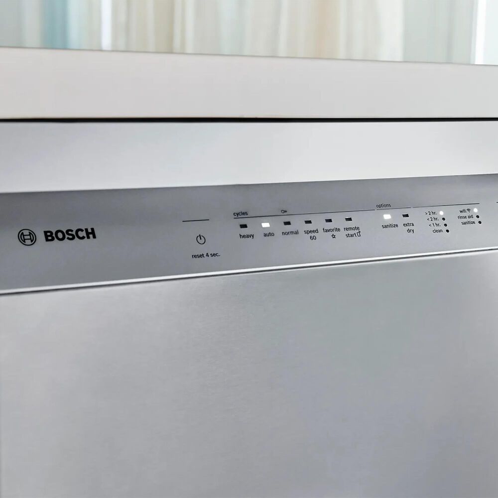 Bosch 800 Series 24&quot; Built-In Smart Dishwasher with Pocket Handle in Stainless Steel, , large