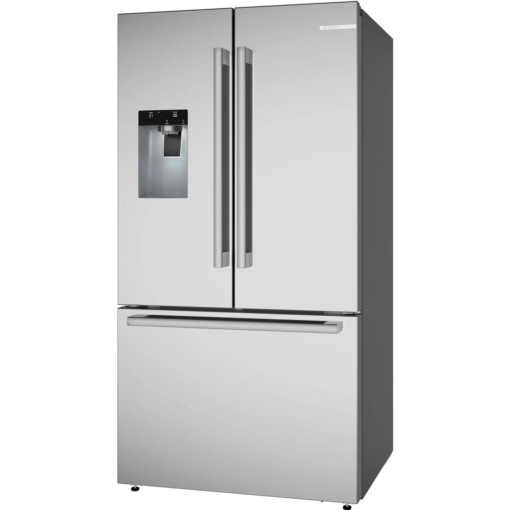 Bosch 26 Cu. Ft. 500 Series French Door Bottom Mount Refrigerator in Stainless Steel, , large
