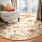 Safavieh Lyndhurst 5"3" Round Ivory and Multicolor Area Rug, , large