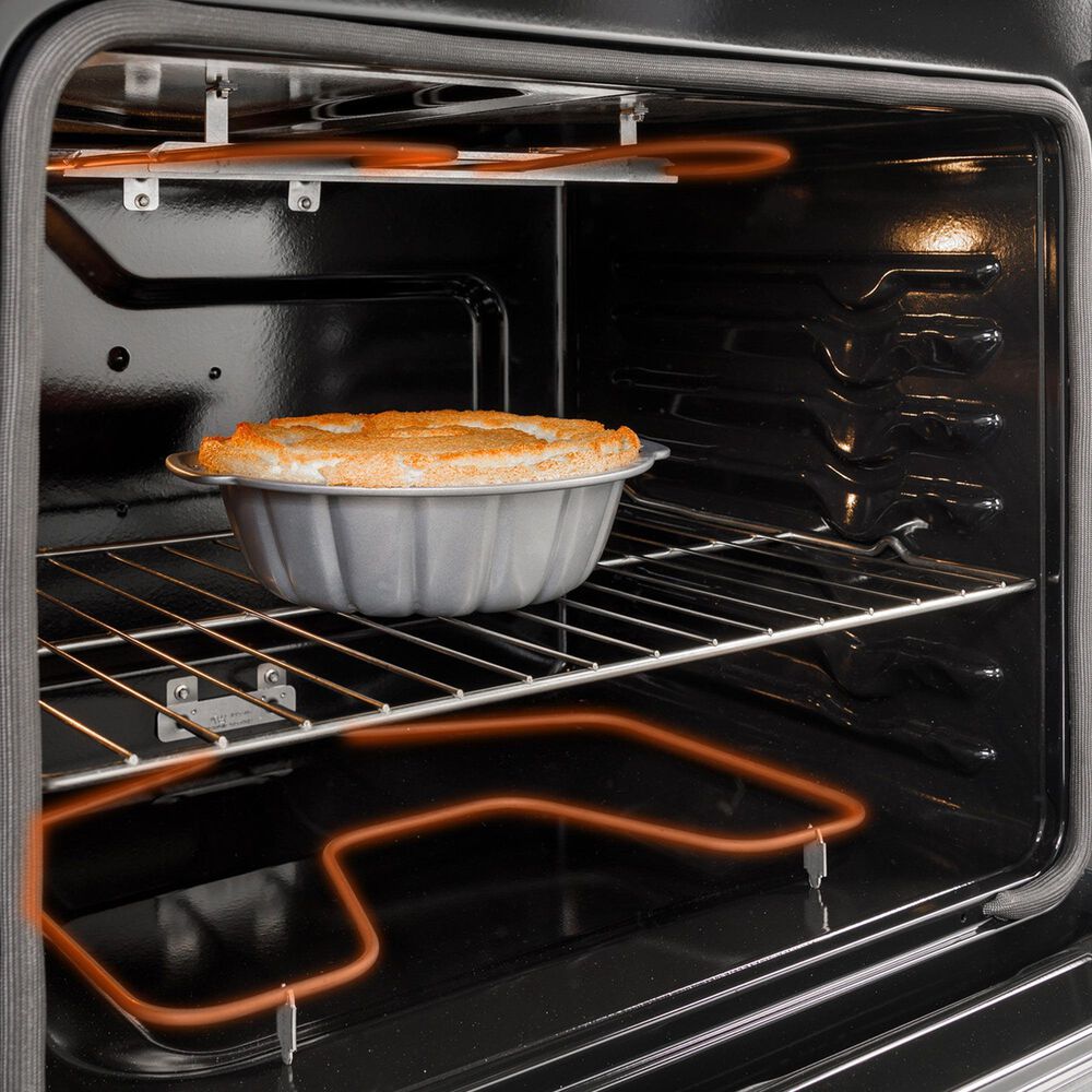 GE Appliances 30" Slide-In Electric Range with Crisp Mode in White, , large