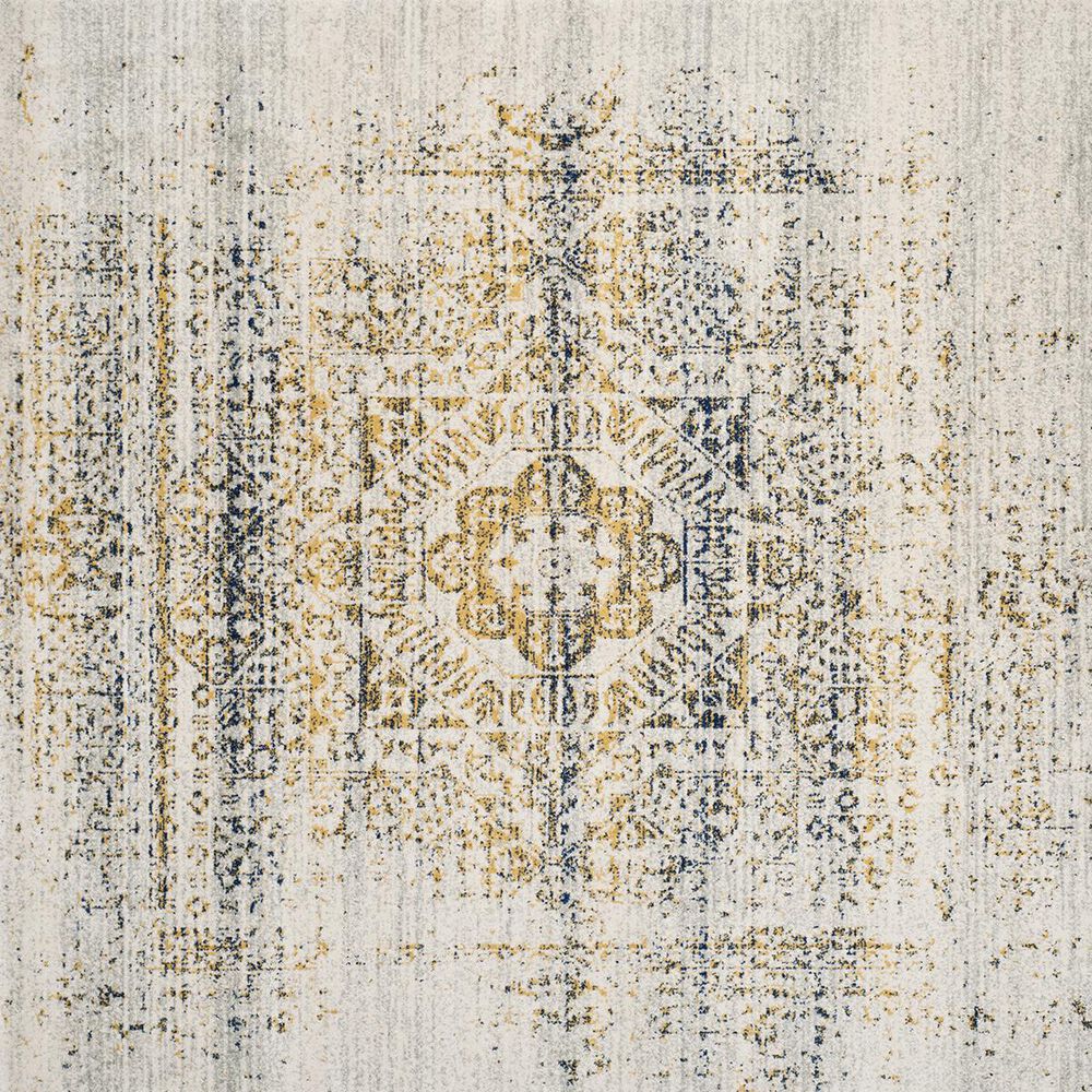 Safavieh Evoke EVK232C 2&#39;2&quot; x 4&#39; Ivory and Blue Scatter Rug, , large