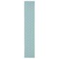 Nourison Twist Reversible 2"2" x 12" Aqua Indoor/Outdoor Runner, , large