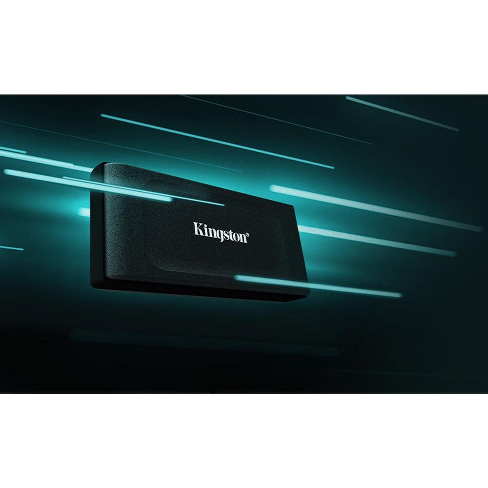 Kingston Technology XS1000 1TB USB 3.2 Gen 2 External SSD in Black, , large