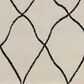 Jaipur Jaida Treble Gray Morn and Jet Black 5" x 7" Area Rug, , large