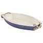Maple and Jade Coastal Tray in White and Blue (Set of 2), , large
