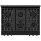 THOR KITCHEN Gordon Ramsay 6 Cu. Ft. 36" Professional Liquid Propane Range with Navy Blue Handle Kit in Black, , large