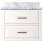 Lexora Home Castor 24" Single Bathroom Vanity in White with White Acrylic Top and Rectangular Sink, , large
