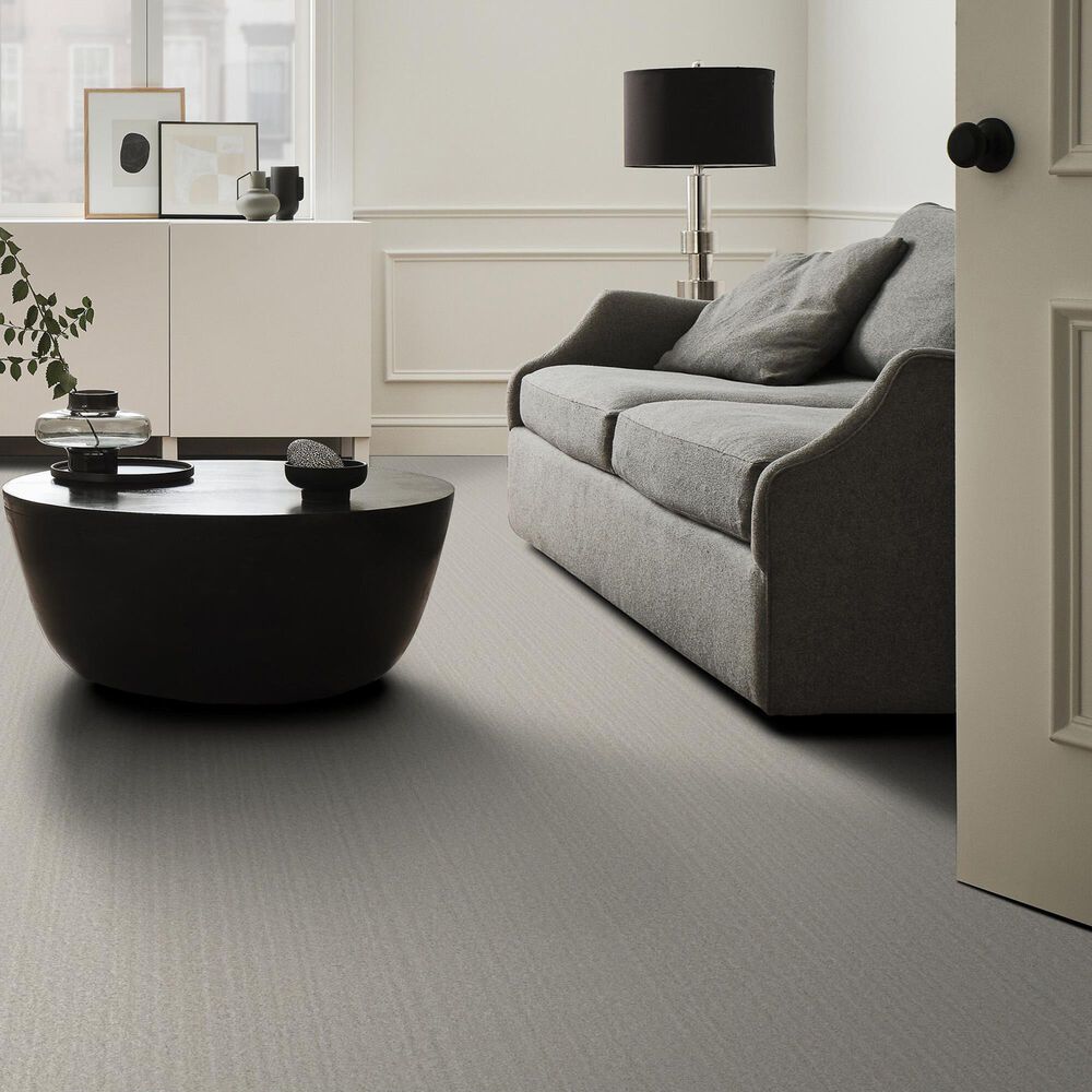 Shaw Serene Stria Carpet in Silver Cloud, , large