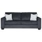 Ashley 7-Piece Living Room Set in Slate, , large