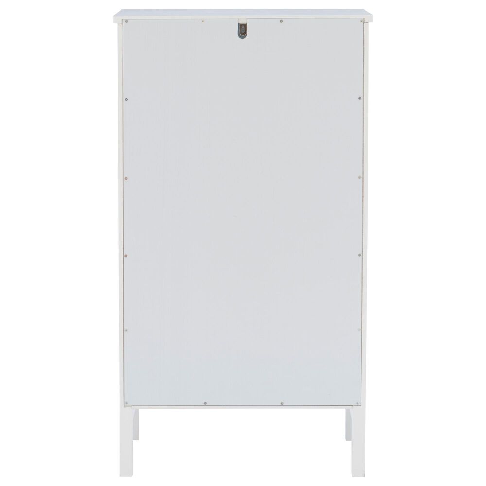 Linon Home Decor Fetti Small Cabinet in White, , large