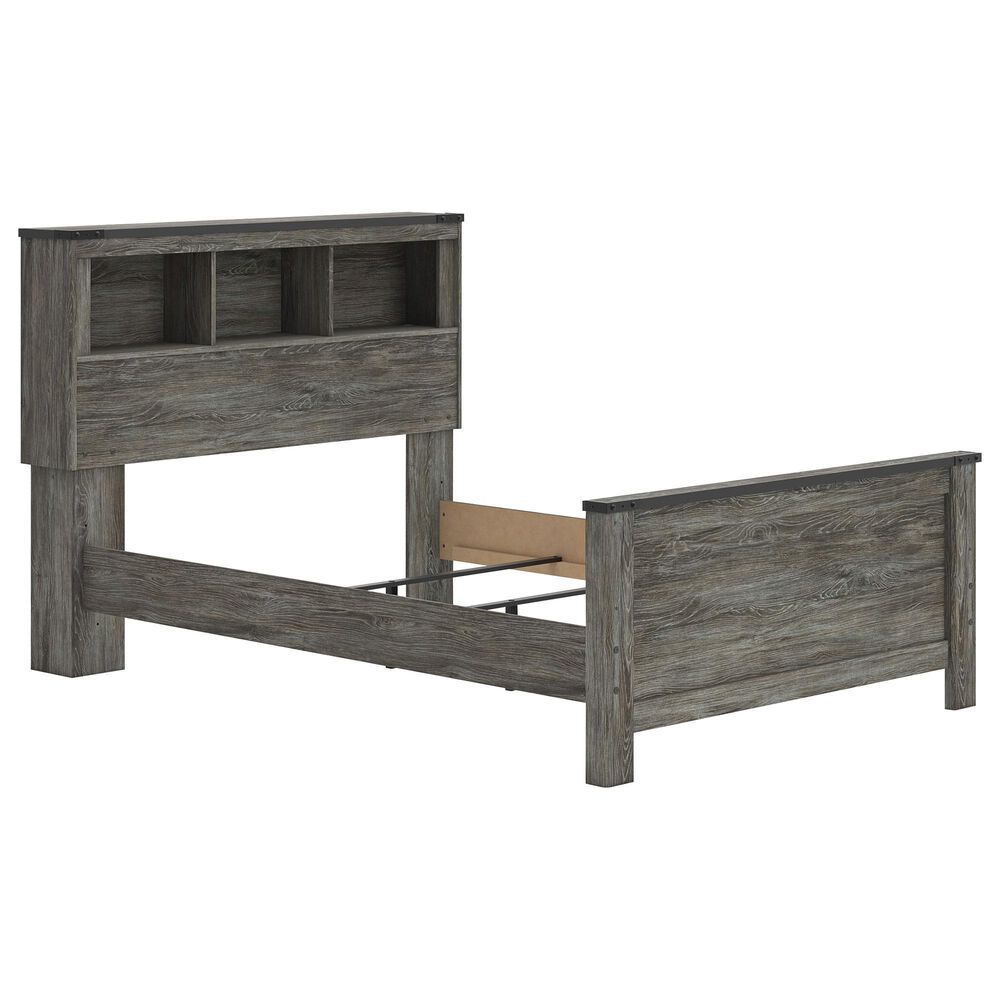 Ashley Frandern Full Bookcase Panel Bed in Warm Gray, , large