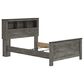 Ashley Frandern Full Bookcase Panel Bed in Warm Gray, , large