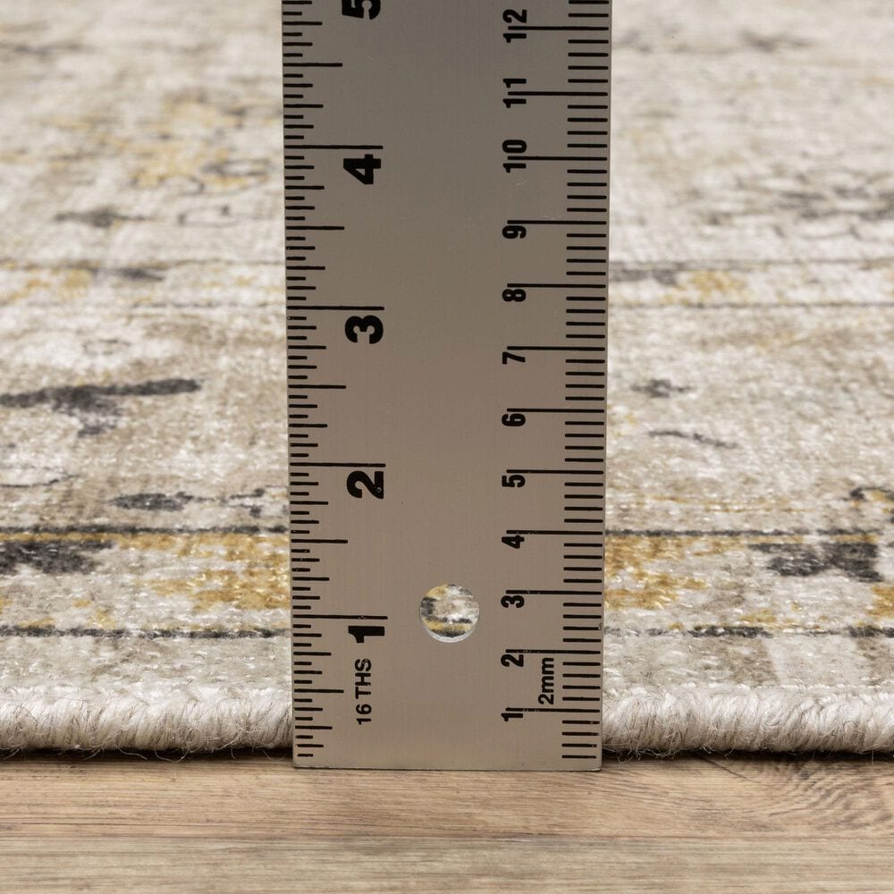 Oriental Weavers Windham Beige and Gold 2&#39;6&quot; x 10&#39; Runner, , large