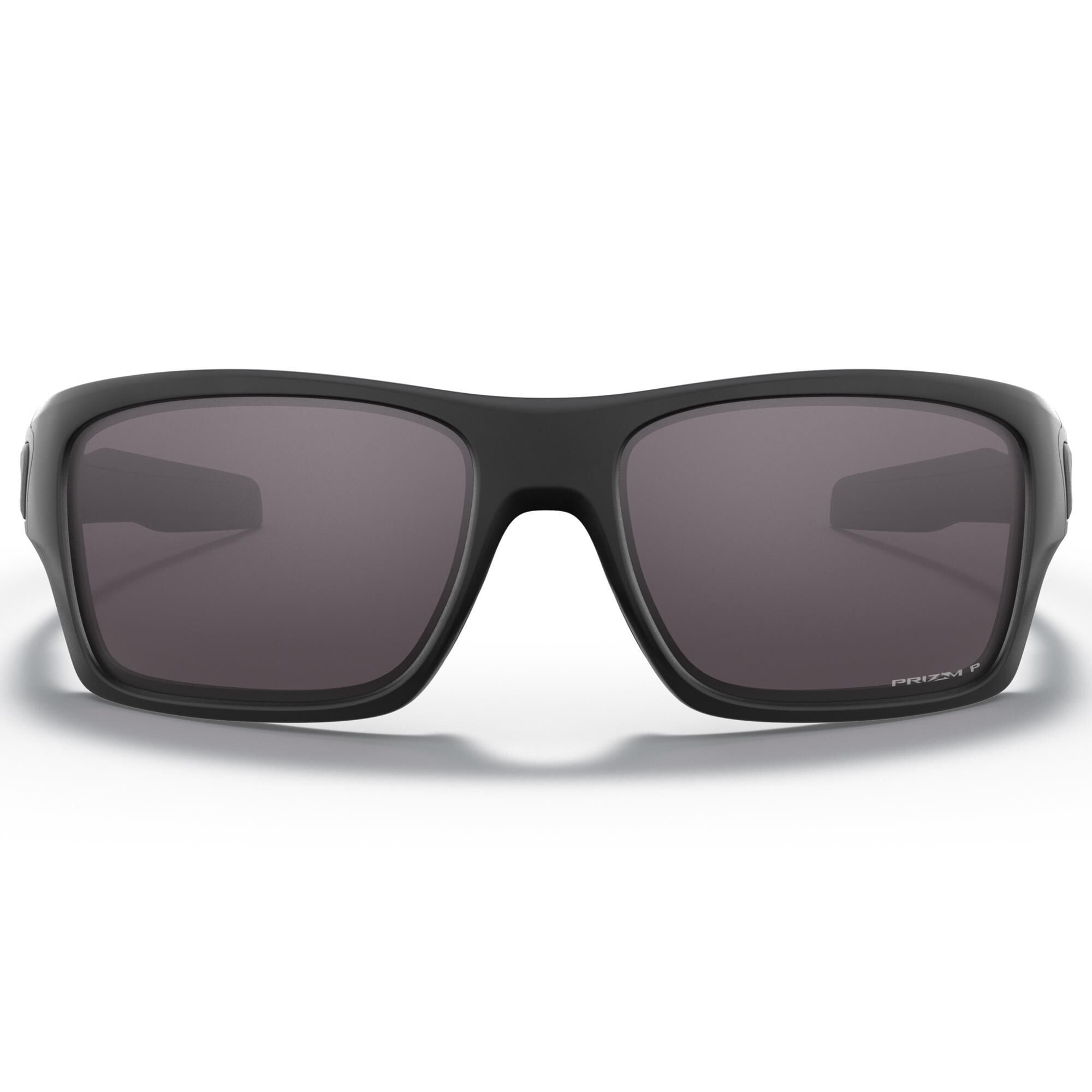 Oakley Turbine Sunglasses with Prizm Grey Polarized Lenses in