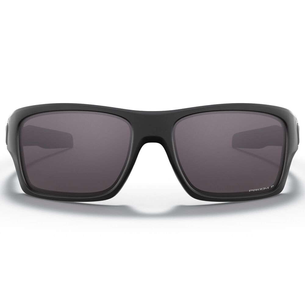 Oakley Turbine Sunglasses with Prizm Grey Polarized Lenses in Matte Black, , large