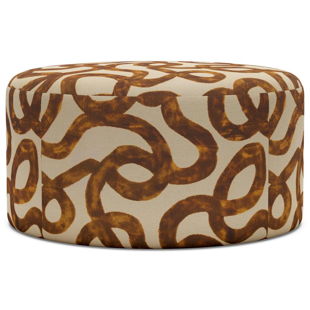Lexington Home Brands La Costa Rendova Cocktail Ottoman, , large