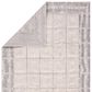 Jaipur Eva Quadrant 5" x 8" Silver Cloud, Moonstruck, Pastel Parchment, Almond Peach and Licorice Area Rug, , large