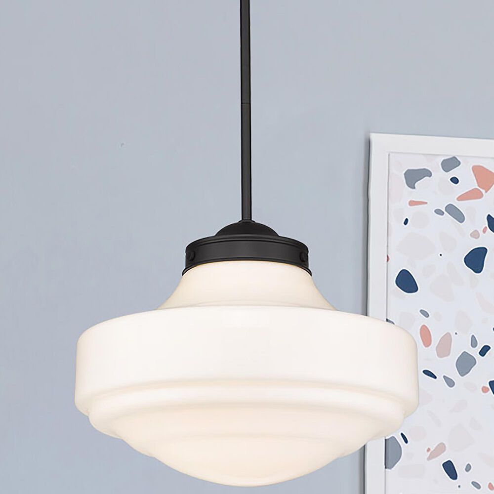 Golden Lighting Ingalls Large Pendant in Matte Black, , large