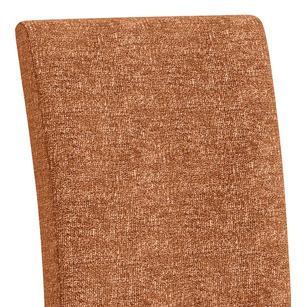 37B Santa Barbara Side Chair with Orange Cushion in Walnut, , large