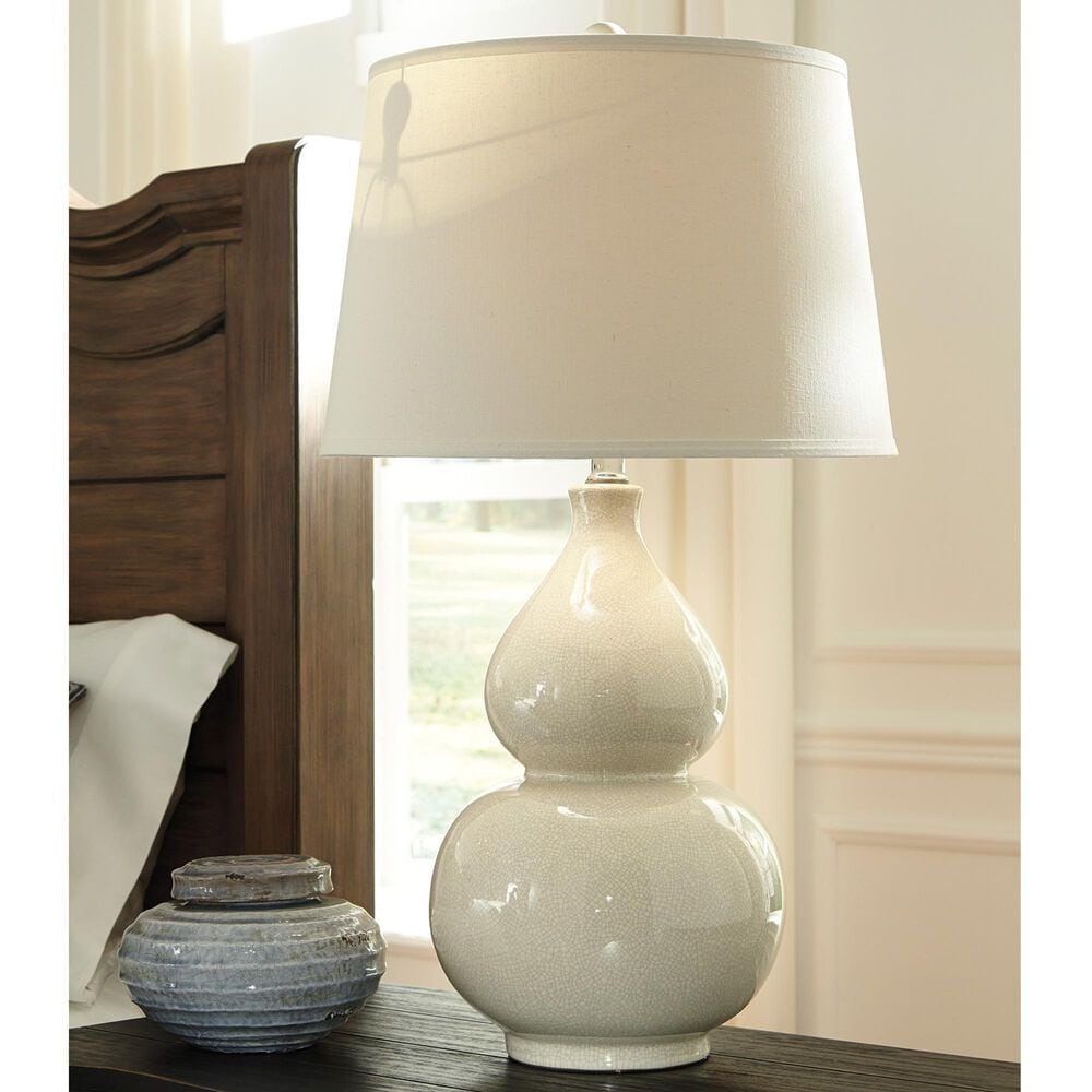 Ashley Saffi Table Lamp in Cream, , large