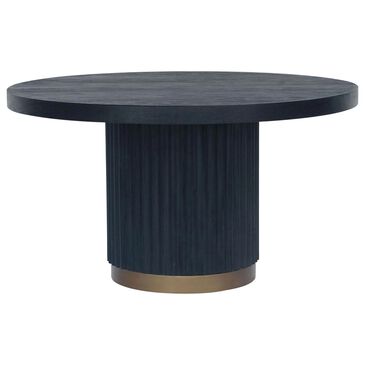Urban Home Kentfield Dining Table in Black and Brass - Table Only, , large