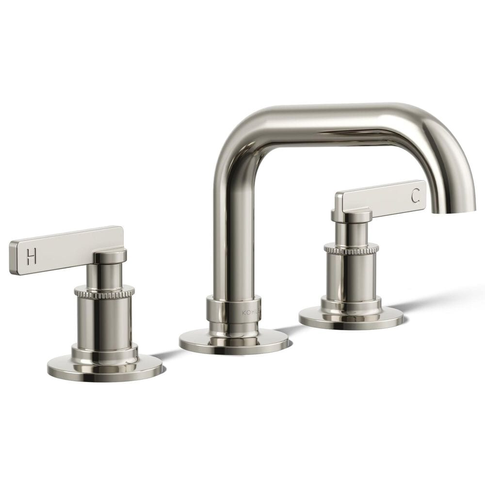 Kohler Castia Widespread Bathroom Sink Faucet in Vibrant Polished Nickel, , large