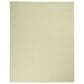 Nourison Courtyard Ivory and Green 8" x 10" Indoor/Outdoor Area Rug, , large