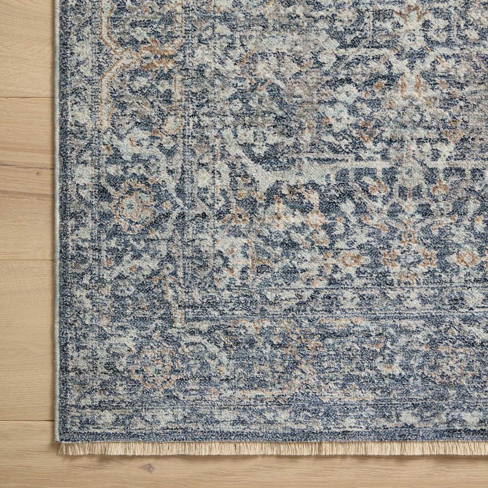 Angela Rose Blake 6&#39;7&quot; x 9&#39;10&quot; Denim and Taupe Area Rug, , large