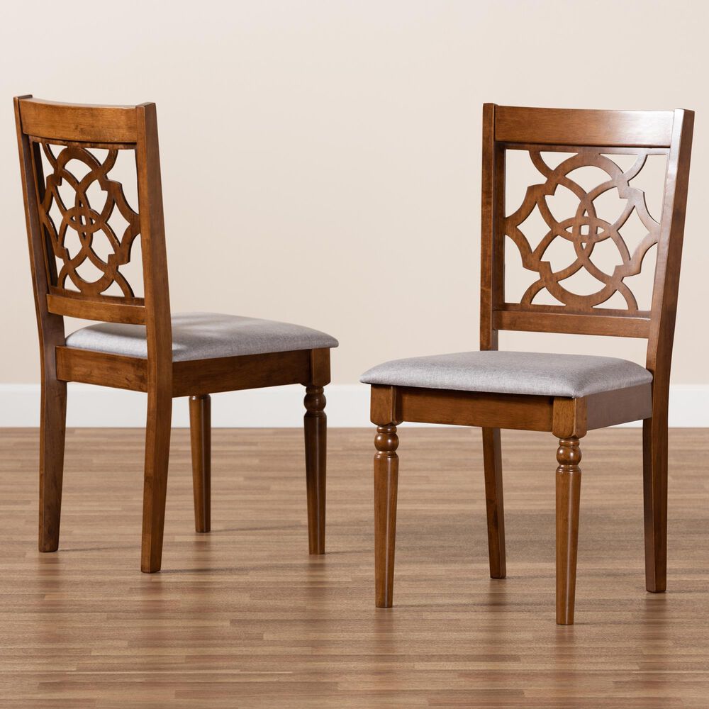 Baxton Studio Renaud Side Chair in Walnut Brown (Set of 2), , large