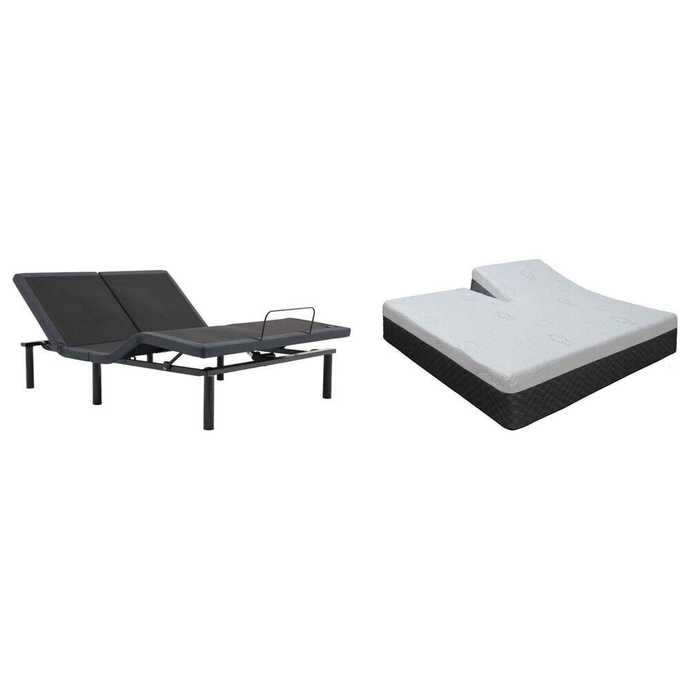 Sleeptronic Berkshire Regent Gel II Hybrid Firm Flex Head Queen Mattress with Gold Baselogic Flex Head Queen Adjustable Base, , large