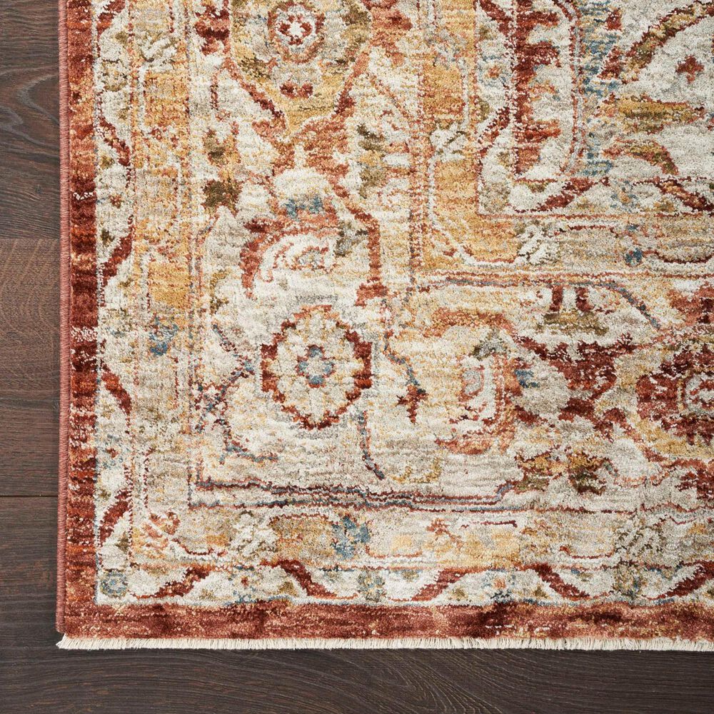 Nourison Sahar SHR02 7&#39;10&quot; x 10&#39;4&quot; Rust Area Rug, , large