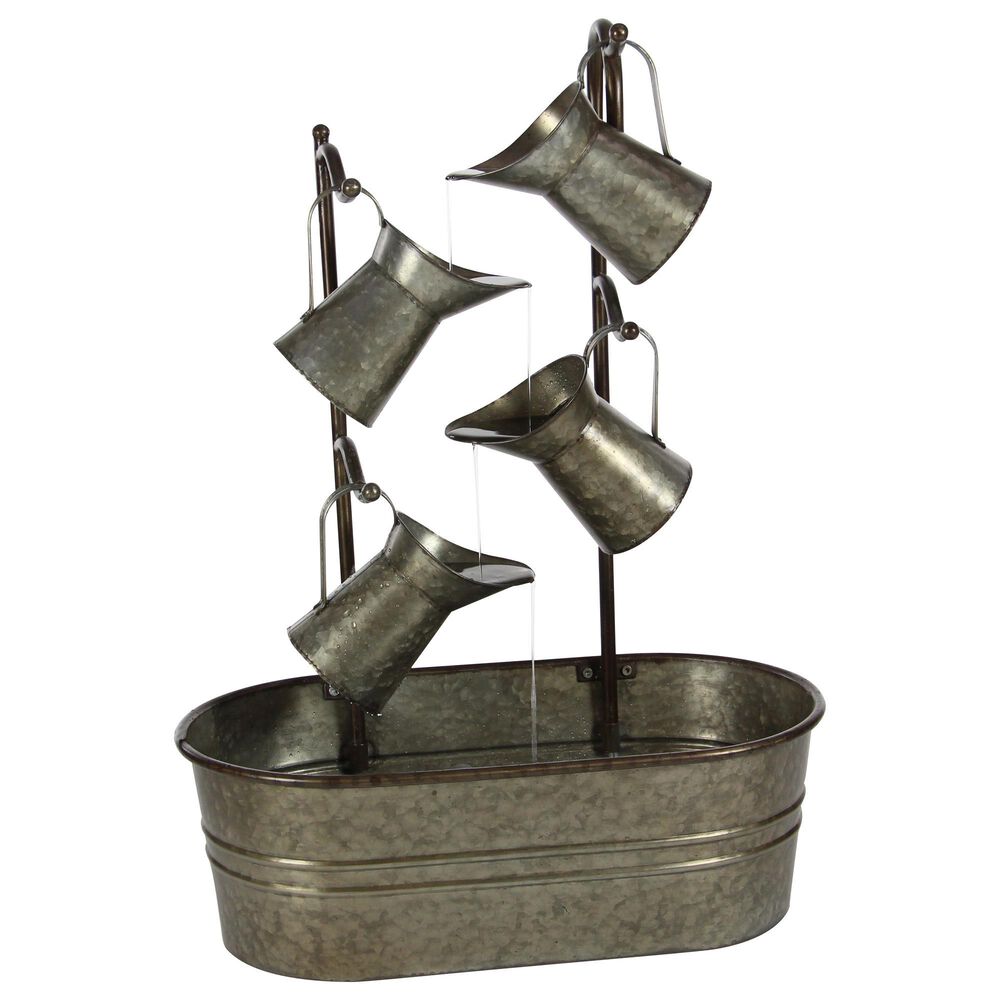 Maple and Jade 34" Fountain in Grey, , large