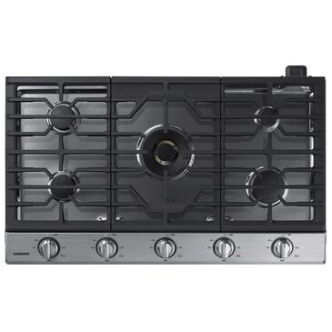 Samsung 36" Gas Cooktop with Wi-Fi Connectivity in Stainless Steel, , large