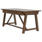 Wycliff Bay Calhoun 2-Piece Writing Desk and Bookcase Set in Whiskey Oak, , large