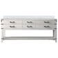 Lexora Home Norwalk 80" Double Bathroom Vanity in White Oak with White Cultured Marble Top and Rectangle Sink, , large