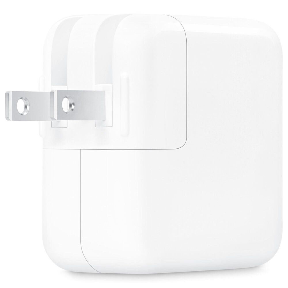 Apple 35W Dual USB-C Port Power Adapter in White, , large