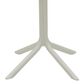 Regency Global Sourcing Niche Terrace 5-Piece Square Dining Set in White Down, , large