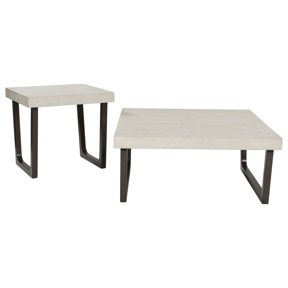 Ashley Westenfort 2-Piece Occasional Table Set in Espresso and Gray, , large