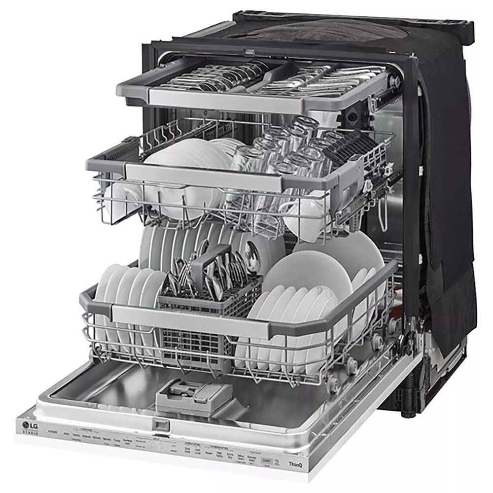 LG Studio 24&quot; Built-in Dishwasher with TrueSteam in Panel Ready, , large