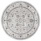 Safavieh Isabella 6"7" Round Light Gray and Gray Area Rug, , large